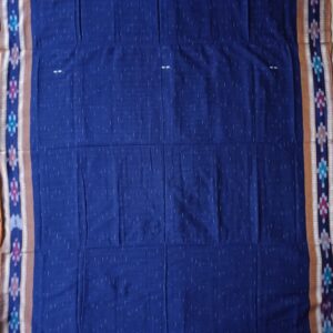 Blue Colour Handloom Sambalpuri Cotton Saree
